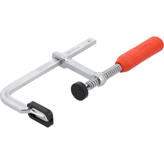 Струбцина кованая с пластмассовой ручкой 160 х 80 мм YATO (YT-6401), фото , изображение 2 | SNABZHENIE.com.ua Струбцина кованая с пластмассовой ручкой 160 х 80 мм YATO (YT-6401), фото , изображение 2 | SNABZHENIE.com.ua