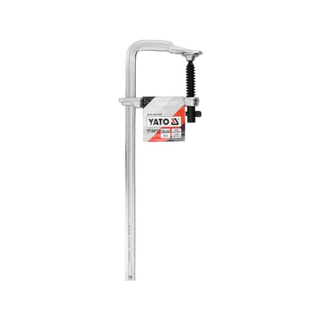 Струбцина кованая YATO 300 х 80 мм (YT-64112), фото , изображение 5 | SNABZHENIE.com.ua Струбцина кованая YATO 300 х 80 мм (YT-64112), фото , изображение 5 | SNABZHENIE.com.ua