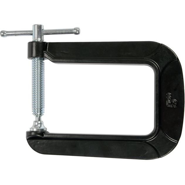 Струбцина YATO с винтовым зажимом, тип С, 63x130 мм, фото , изображение 2 | SNABZHENIE.com.ua