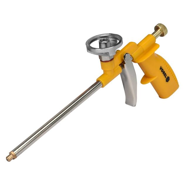 Пістолет для нанесення монтажної піни VOREL з аплікатором, L= 300 мм [20/360], фото , изображение 2 | SNABZHENIE.com.ua