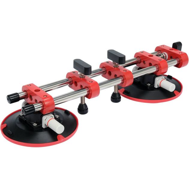 Регулятор шва для керамической плитки YATO, 2 присоски Ø150мм, 2 направляющие 44 см, фото , изображение 8 | SNABZHENIE.com.ua Регулятор шва для керамической плитки YATO, 2 присоски Ø150мм, 2 направляющие 44 см, фото , изображение 8 | SNABZHENIE.com.ua