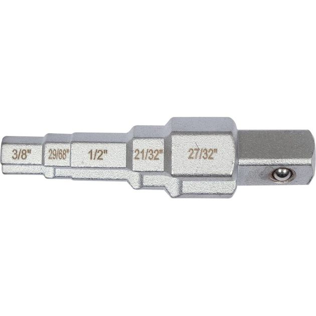 Ключ ступеневий з тріщаткою YATO 1/2" для головок 3/8", 29/68", 1/2", 21/32", 27/32", фото , зображення 14 | SNABZHENIE.com.ua