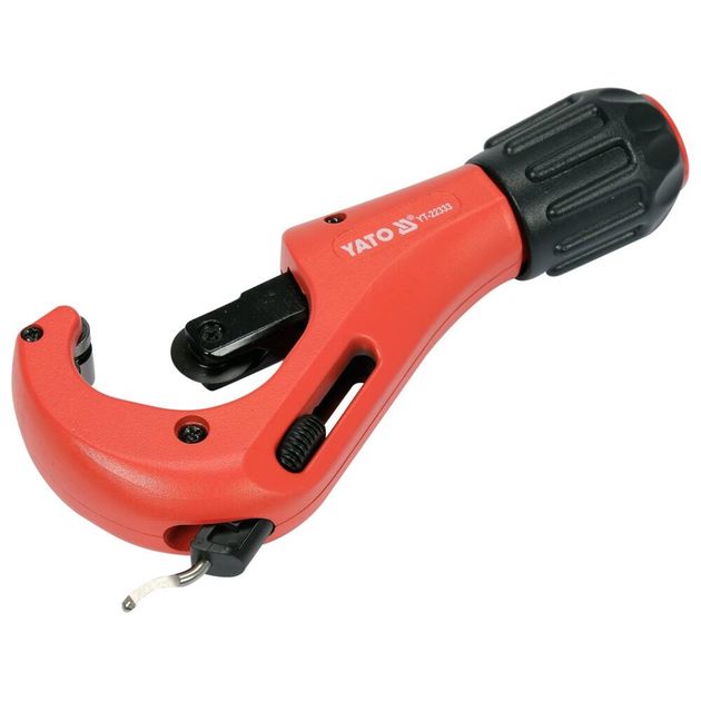 Труборез YATO для труб Ø 3-42 мм, алюминий/медь/пластик, с запасным ножом, фото , изображение 4 | SNABZHENIE.com.ua