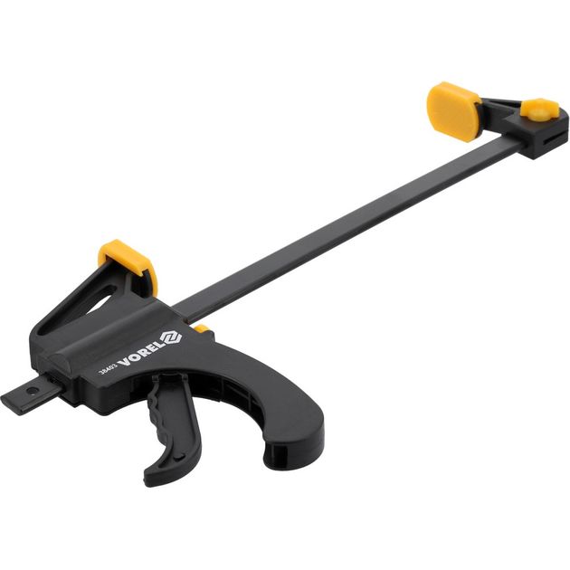 Струбцина VOREL "автомат" пластмасова, l= 250 мм [6/30], фото , зображення 2 | SNABZHENIE.com.ua