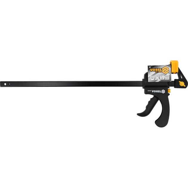 Струбцина VOREL автоматическая пластиковая, 400 мм, фото , изображение 6 | SNABZHENIE.com.ua