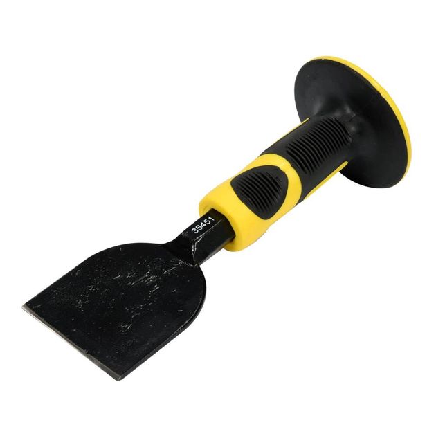 Зубило муляра VOREL 215x19x75 мм с защитной ручкой, фото , изображение 2 | SNABZHENIE.com.ua