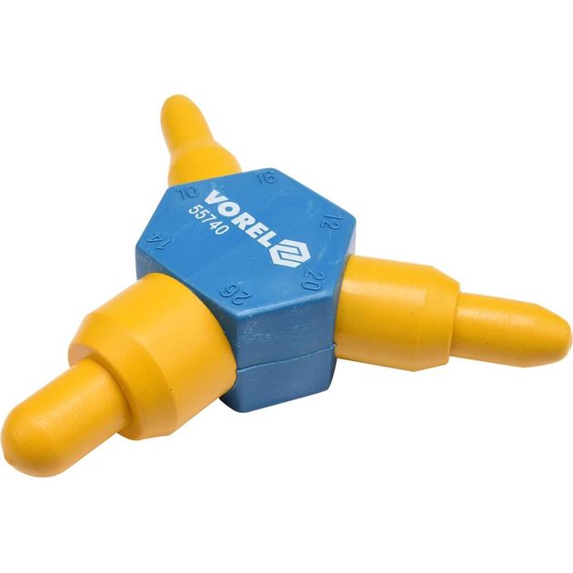 Калибратор для труб PEX-AL-PEX VOREL Ø 10x16/12x20/14x26 мм [300], фото , изображение 2 | SNABZHENIE.com.ua