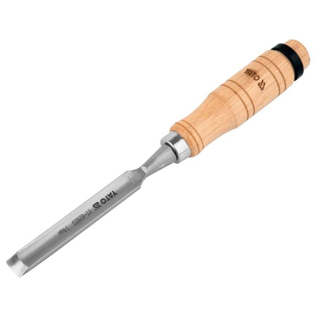 Стамеска полукруглая YATO, 14 мм, клинок 125 мм, ручка 112 мм, фото , изображение 2 | SNABZHENIE.com.ua Стамеска полукруглая YATO, 14 мм, клинок 125 мм, ручка 112 мм, фото , изображение 2 | SNABZHENIE.com.ua