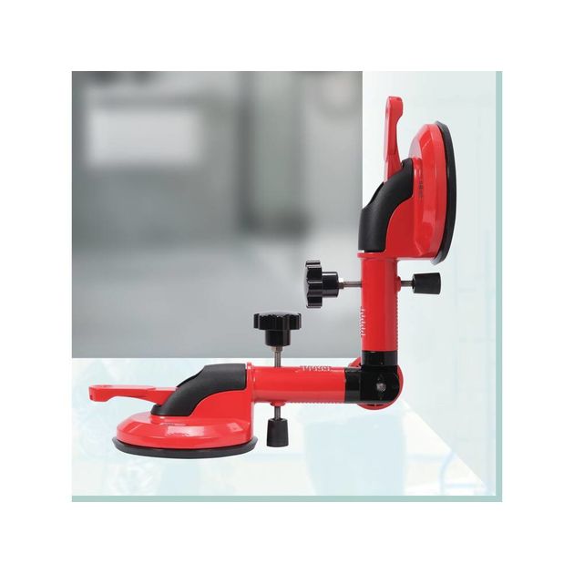 Присоска для склада YATO: 2 чашки Ø=118 мм, 50 кг, 300 мм, 90-270°, фото , изображение 8 | SNABZHENIE.com.ua