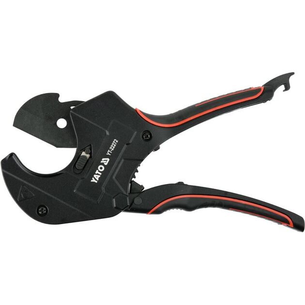 Труборез для ПВХ труб YATO мах 50 мм, алюмінієвий корпус, ручка ABS + TPR (YT-22272), фото , зображення 5 | SNABZHENIE.com.ua Труборез для ПВХ труб YATO мах 50 мм, алюмінієвий корпус, ручка ABS + TPR (YT-22272), фото , зображення 5 | SNABZHENIE.com.ua