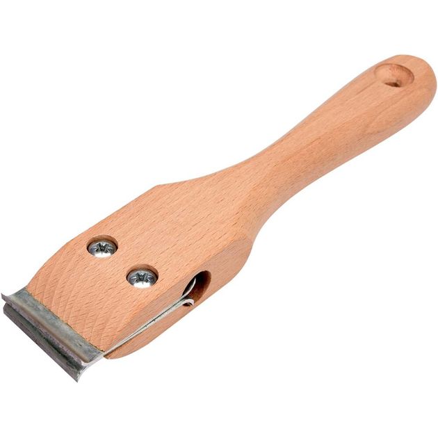 Цикля VOREL з деревяною ручкою, l= 40 мм [10], фото , зображення 2 | SNABZHENIE.com.ua