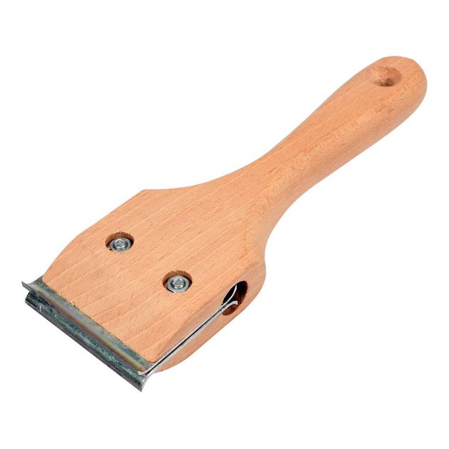 Цикля VOREL з деревяною ручкою, l= 60 мм [10], фото , зображення 2 | SNABZHENIE.com.ua