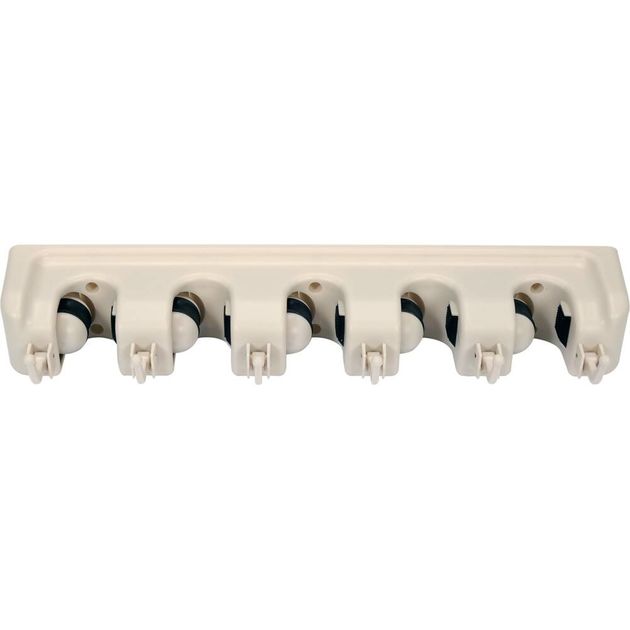 Вішалка для інвентаря FLO, 6 гаків, 5 комірок, 18х32 мм, фото , изображение 2 | SNABZHENIE.com.ua