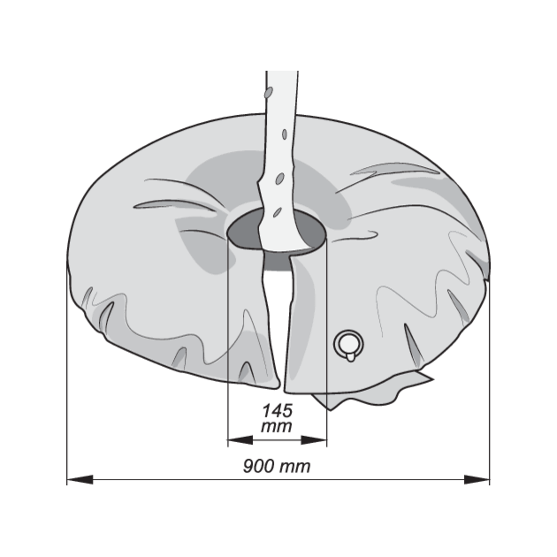 Мішок для крапельного зрошування FLO 55 л, Ø145/900 мм, ПВХ, фото , изображение 2 | SNABZHENIE.com.ua