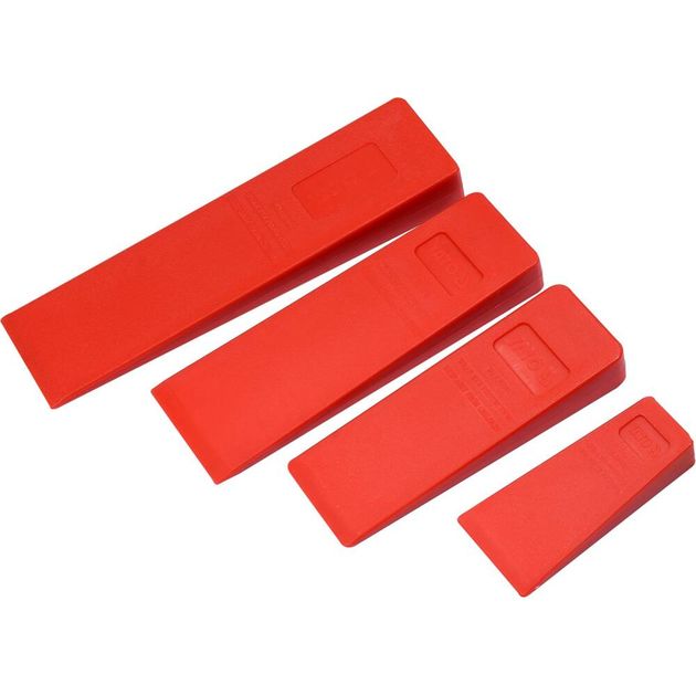 Набір клиньків для розколювання деревини пластикових YATO 300/245/205/136 мм, 4 шт (YT-79884), фото , зображення 2 | SNABZHENIE.com.ua