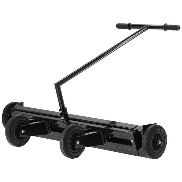 Ручной выравниватель грунта на колесах YATO, 105-175х39х18 см, держак 100 см, фото , изображение 2 | SNABZHENIE.com.ua