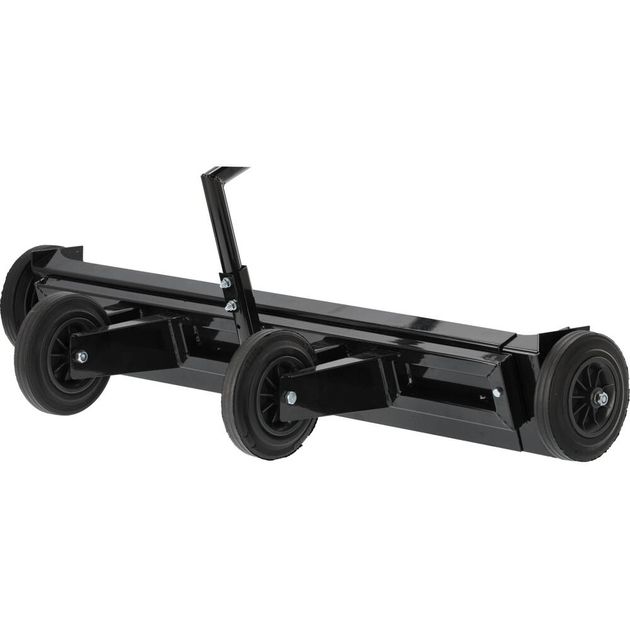 Ручной выравниватель грунта на колесах YATO, 105-175х39х18 см, держак 100 см, фото , изображение 4 | SNABZHENIE.com.ua