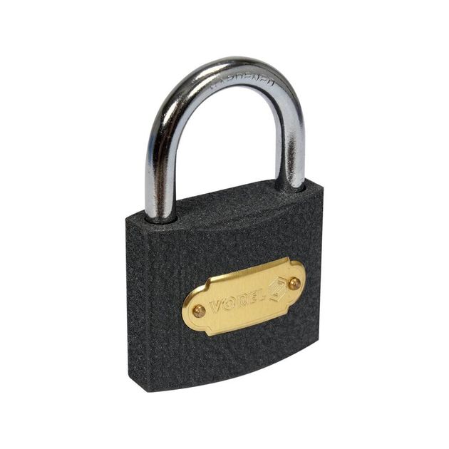 Замок навісний VOREL чавунний 50мм сірий [6/60], фото , изображение 5 | SNABZHENIE.com.ua
