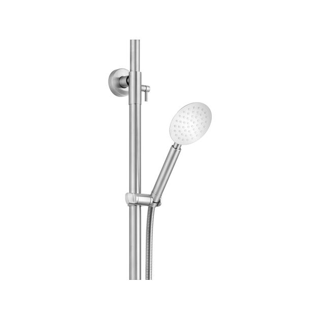 Душевой комплект STEELY 3 FALA: 2 функции, регулируемая высота 91-121 см, фото , изображение 4 | SNABZHENIE.com.ua