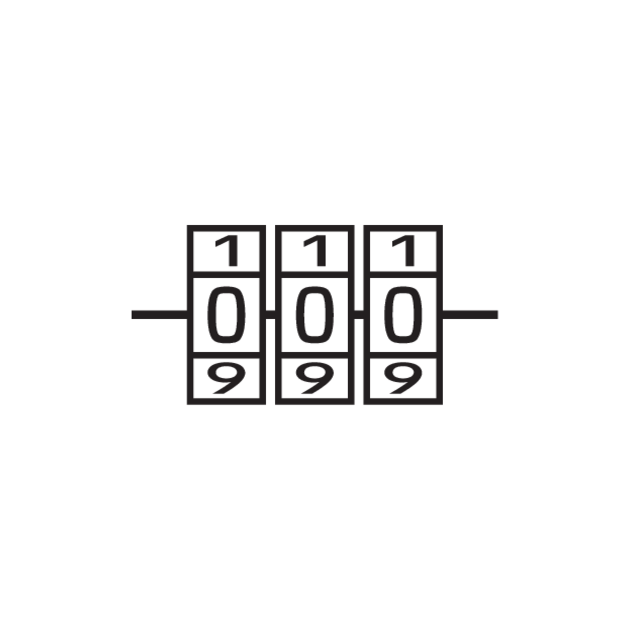 Замок навісний VOREL з кодовим замиканням, латунний, 25х10,2х30,4 мм, фото , изображение 6 | SNABZHENIE.com.ua