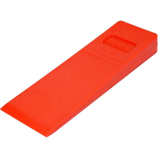 Клин для розколювання деревини пластиковий YATO 245 x 85 x 30 мм, 315 г (YT-79881), фото , зображення 2 | SNABZHENIE.com.ua