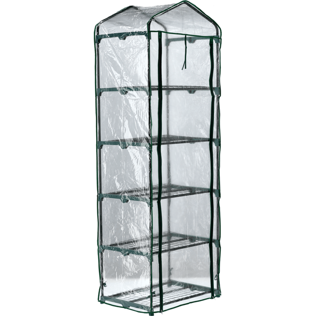 Міні-теплиця присадибна FLO 5-ярусна 200х 69х 49 см з ПВХ [1], фото , зображення 2 | SNABZHENIE.com.ua