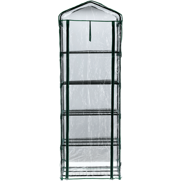 Міні-теплиця присадибна FLO 5-ярусна 200х 69х 49 см з ПВХ [1], фото , зображення 8 | SNABZHENIE.com.ua