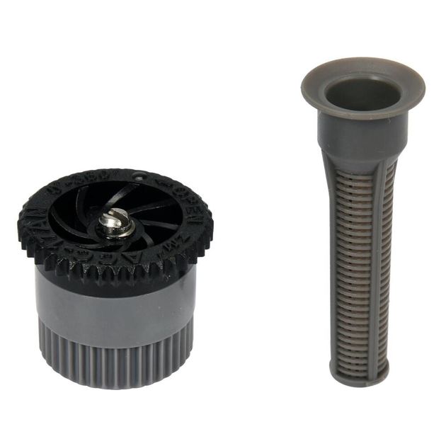 Форсунка і фільтр до зрошувача висувного FLO, з регулюванням кута зрошув.- 0-360°, радіус дії- 5,2 м, фото , зображення 2 | SNABZHENIE.com.ua