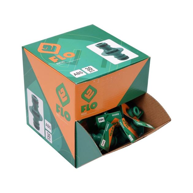 Соединитель-переходник FLO для водяных шлангов 1/2-1/2, фото , изображение 2 | SNABZHENIE.com.ua