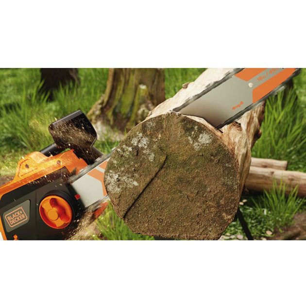 Цепная аккумуляторная пила BLACK+DECKER BECS2245, фото , изображение 6 | SNABZHENIE.com.ua Цепная аккумуляторная пила BLACK+DECKER BECS2245, фото , изображение 6 | SNABZHENIE.com.ua