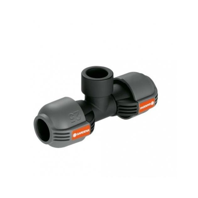 Соединитель T-образный Gardena 25мм х 3/4", фото  | SNABZHENIE.com.ua
