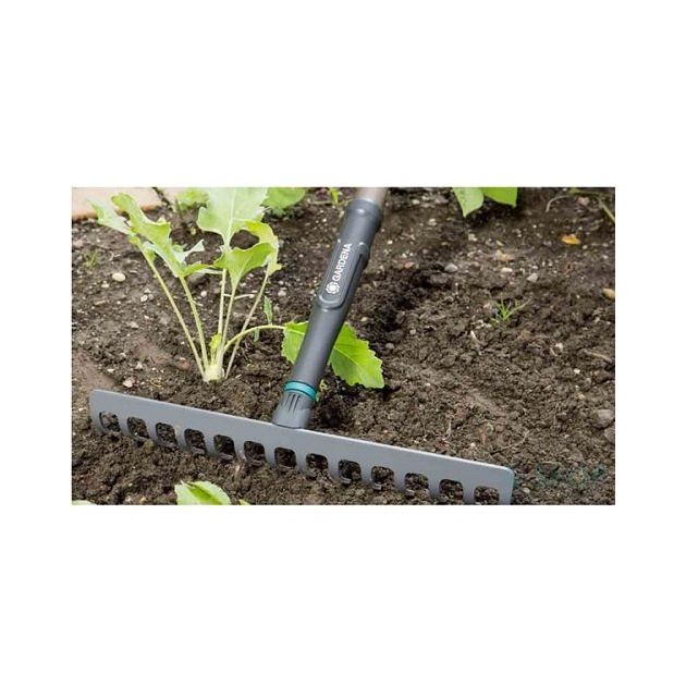 Грабли садовые Gardena NatureLine 36 см с ручкой, фото , изображение 2 | SNABZHENIE.com.ua Грабли садовые Gardena NatureLine 36 см с ручкой, фото , изображение 2 | SNABZHENIE.com.ua
