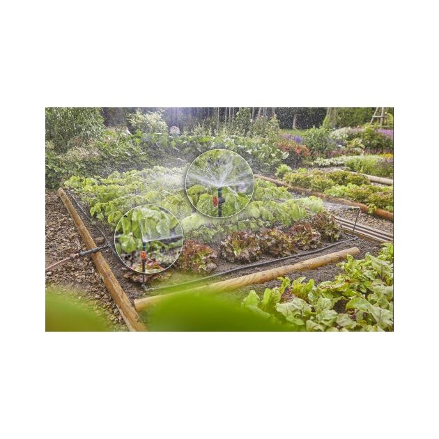 Комплект для поливу Gardena Micro-Drip-System клумб і грядок площею до 60 м², фото , зображення 10 | SNABZHENIE.com.ua Комплект для поливу Gardena Micro-Drip-System клумб і грядок площею до 60 м², фото , зображення 10 | SNABZHENIE.com.ua