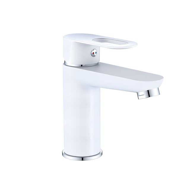Смеситель для раковины Lidz Latwa 001 White, фото  | SNABZHENIE.com.ua