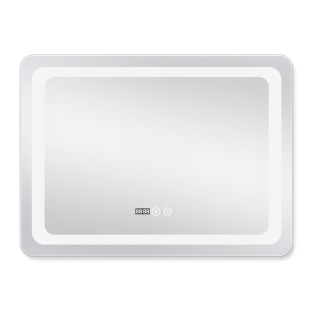 Зеркало Qtap Mideya 800x800 с LED-подсветкой и антизапотеванием, фото , изображение 3 | SNABZHENIE.com.ua Зеркало Qtap Mideya 800x800 с LED-подсветкой и антизапотеванием, фото , изображение 3 | SNABZHENIE.com.ua