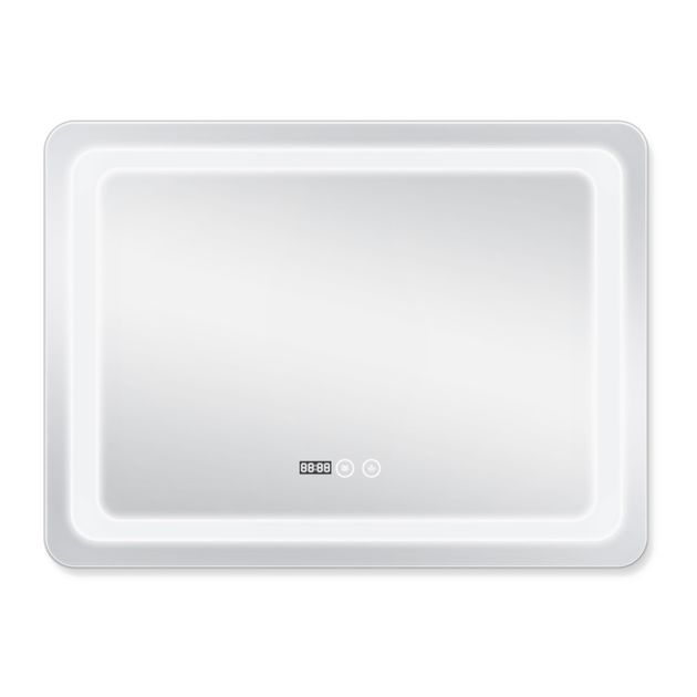 Зеркало Qtap Mideya 800x800 с LED-подсветкой и антизапотеванием, фото , изображение 4 | SNABZHENIE.com.ua Зеркало Qtap Mideya 800x800 с LED-подсветкой и антизапотеванием, фото , изображение 4 | SNABZHENIE.com.ua