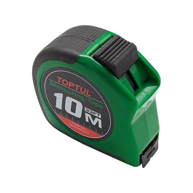 Рулетка професійна 10м*25мм TOPTUL IAAD2510, фото  | SNABZHENIE.com.ua