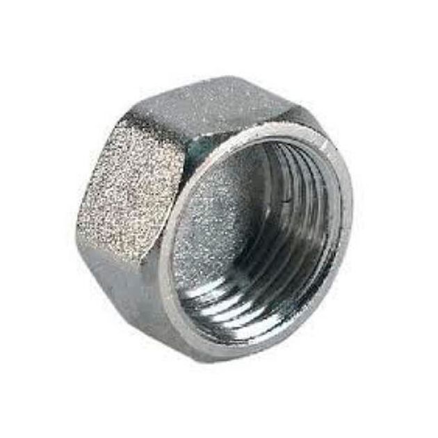 Заглушка для коллектора Karro 1" никелированная KR-17036, фото  | SNABZHENIE.com.ua