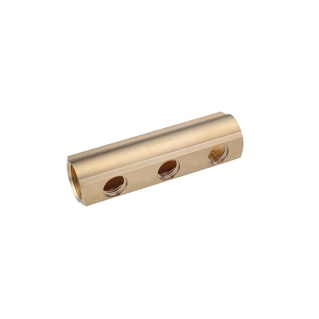 Балка Karro 3 выхода 1x1/2 РВ латунный KR-2001, фото  | SNABZHENIE.com.ua