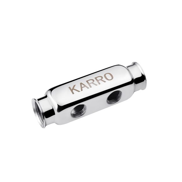 Колектор Karro на 2 виходи 1х1/2 РВ нержавіюча сталь KR-1003, фото  | SNABZHENIE.com.ua