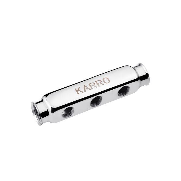 Коллектор Karro 3 выхода 1x1/2 РВ нерж. сталь KR-1003, фото  | SNABZHENIE.com.ua