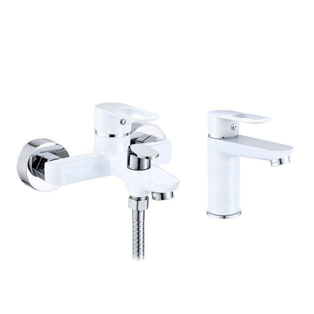 Смесители Latwa 001 и Latwa 006 White, фото  | SNABZHENIE.com.ua