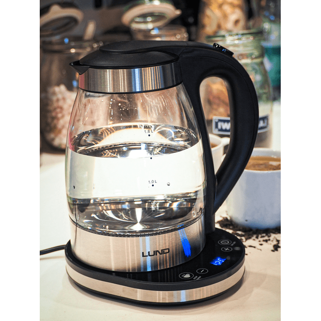 Электрический чайник с термостатом LED 1,8 л, фото , изображение 6 | SNABZHENIE.com.ua