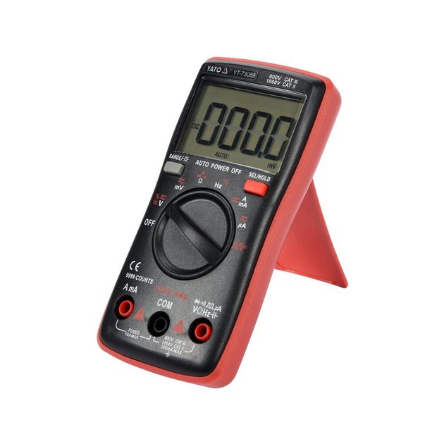 Мультиметр TRUE RMS електричних параметрів YATO з LCD-цифровим діапазоном 9999, фото , зображення 2 | SNABZHENIE.com.ua Мультиметр TRUE RMS електричних параметрів YATO з LCD-цифровим діапазоном 9999, фото , зображення 2 | SNABZHENIE.com.ua