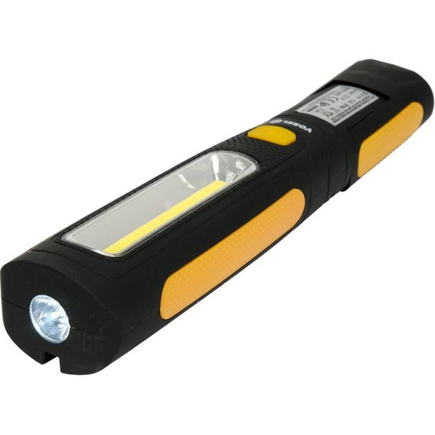 Світильник COB-діодний акумулятор Li-Ion 3.7 В VOREL 5 і 3 Вт, 300/170 Lm, 2 режими, USB заряджання, фото , зображення 2 | SNABZHENIE.com.ua