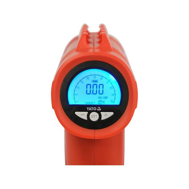 Компресор акумуляторний YATO 120Вт, Li-Ion, 2 Агод, 1 MPa, 25 л/хв, кабель 25 см, зарядний пристрій, фото , зображення 11 | SNABZHENIE.com.ua