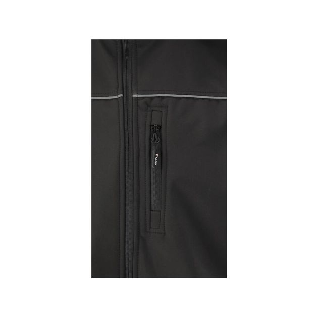 Куртка рабочая SOFTSHELL YATO XXXL, черная, 3 кармана, 96% полиэстер, фото , изображение 8 | SNABZHENIE.com.ua