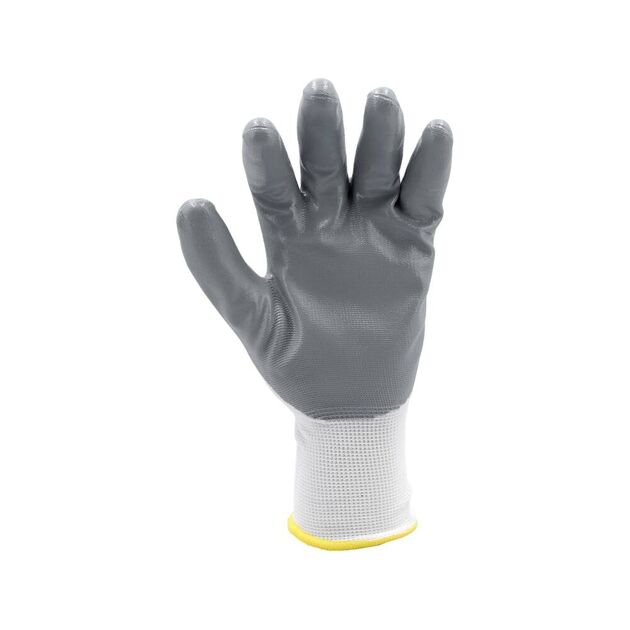 Перчатки рабочие YATO бело-серые, размер 10 (YT-7474), фото , изображение 8 | SNABZHENIE.com.ua