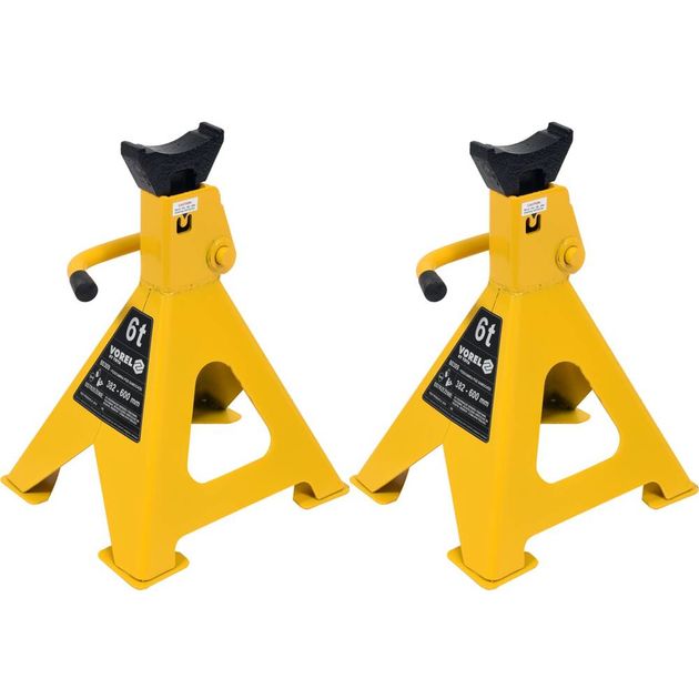 Подставки под автомобиль VOREL 6 т, 2 шт., фото , изображение 2 | SNABZHENIE.com.ua