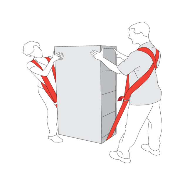 Ремни для переноски мебели YATO 2, 5x370 см, 3 шт (YT-74261), фото , изображение 6 | SNABZHENIE.com.ua